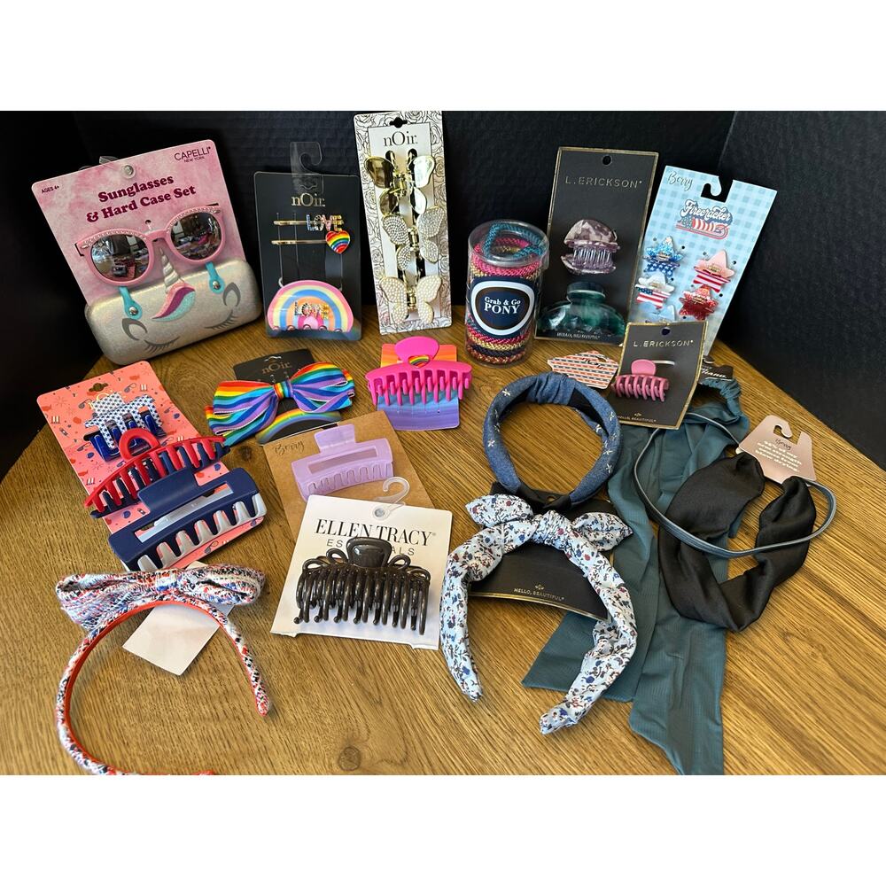 Lot of (17) Various Nordstrom Brand Hair Accessories